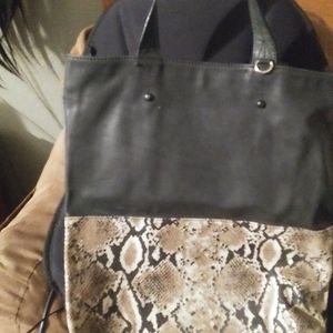 Ann Taylor leather tote